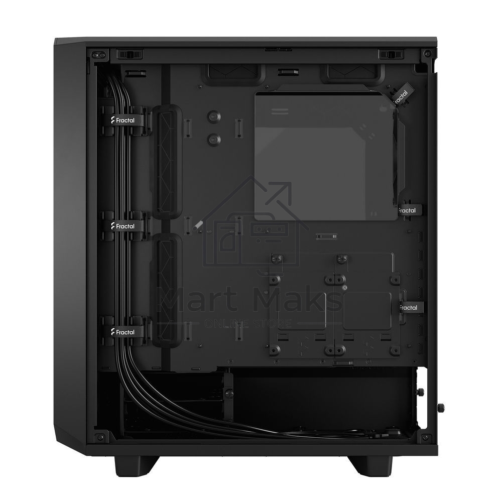 Корпус Fractal Design MESHIFY 2 COMPACT BLACK - TG / ATX, TG / 2x140mm & 1x120mm fans inc. / FD-C-MES2C-03