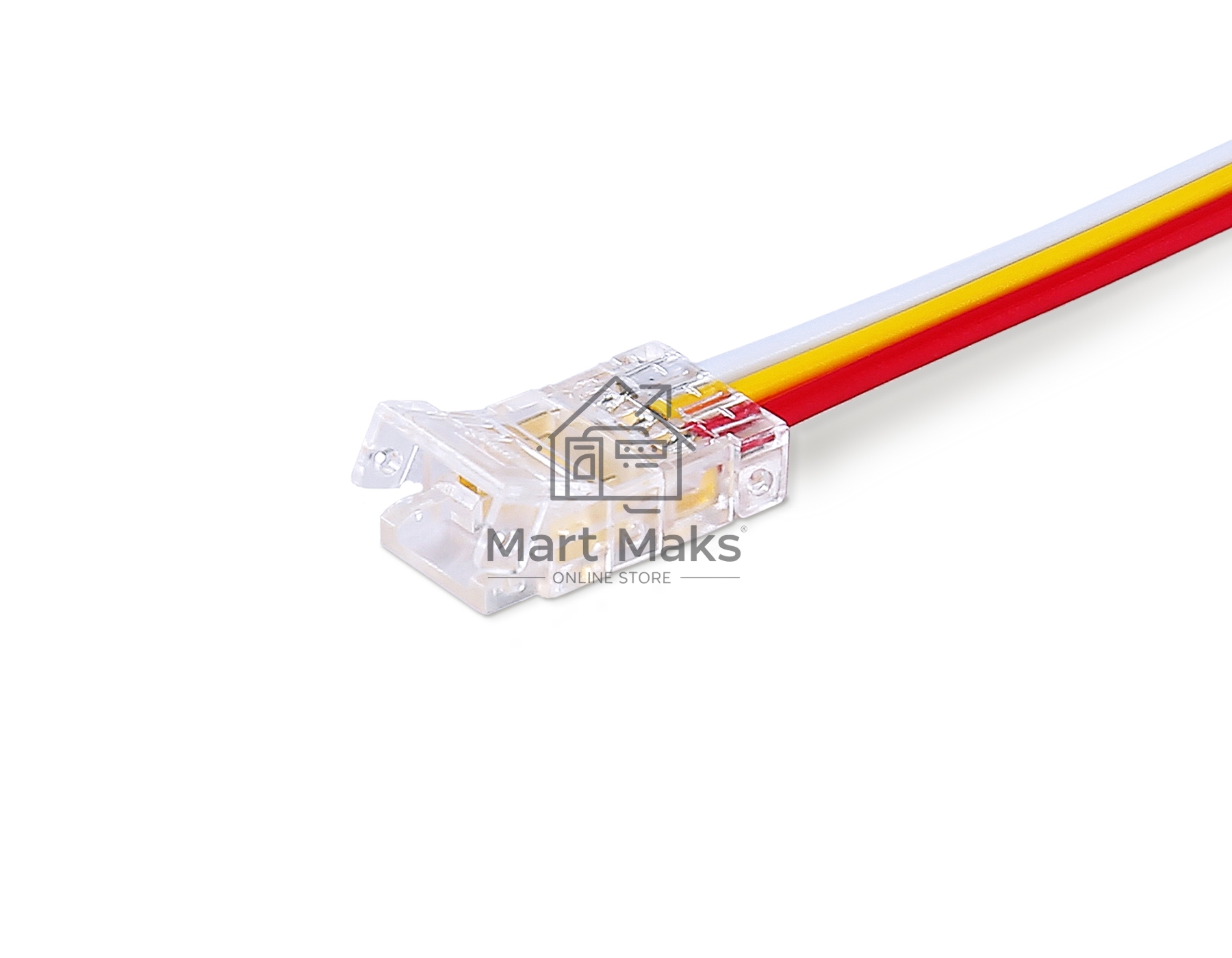 GS7406 Соединитель гибкий односторонний COB CCT 12/24V для лент 8mm (3 конт.) (5шт)