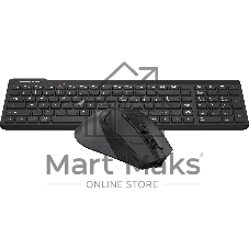 Комплект клавиатура+мышь A4Tech FG2400 Air2 беспроводной, USB, 2000 DPI, чёрный