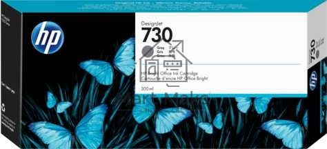 Картридж струйный HP 730 300-ml серый Ink Cartridge
