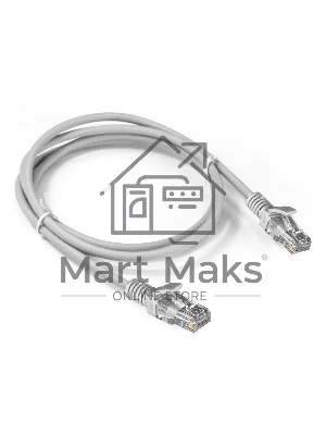 Патч-корд ExeGate EX286382RUS UTP-RJ45-RJ45-5e-1,5M-LSZH-GY, UTP, cat.5e, LSZH, 1.5м, серый