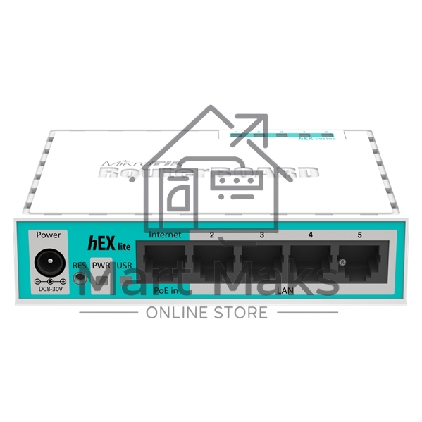 Маршрутизатор MikroTik RB750r2 hEX lite 5x10/100 Mbps