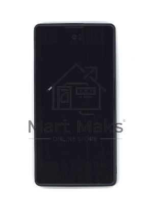 Дисплей для Yota YotaPhone 1 C9660 черный с рамкой