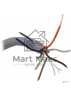 Кабель ExeGate UTP 4 пары кат.5e CCA, 25AWG, бухта 305м, серый, PVC