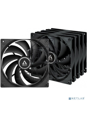 Вентиляторы для корпуса ПК Arctic F14 Black Value Pack Black 5 штук (ACFAN00233A) (703239)