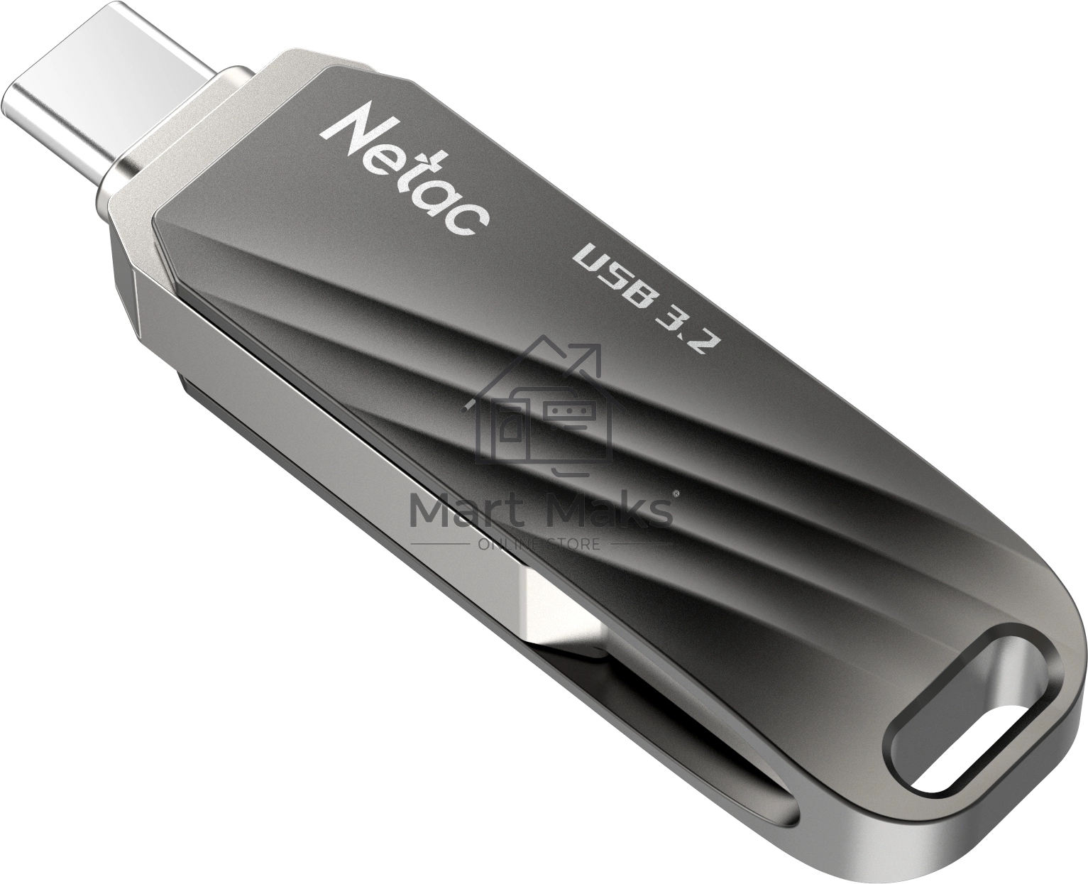 Флешка USB R/W Netac US11 32GB USB3.0+TypeC Dual Flash Drive
