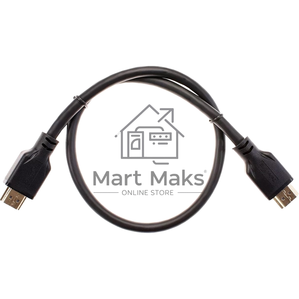 Кабель HDMI 19M/M,ver. 2.1, 8K@60 Hz 0.5m Telecom/VCOM <TCG255-0.5M>