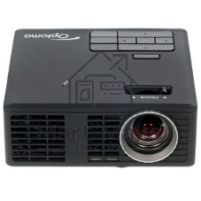 Проектор Optoma ML750e (DLP, LED, WXGA 1280x800, 700Lm, 15000:1, HDMI, USB, MHL, MicroSD, 1x1W speaker, 3D Ready, led 20000hrs, черный, 0.38kg)