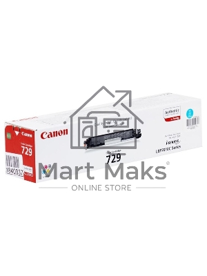 Картридж лазерный Canon Cartridge 729C (4369B002) голубой (1000 стр.) для Canon i-Sensys LBP-7010C/7018C
