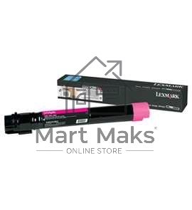 Картридж лазерный Lexmark розовый для X950, X952, X954