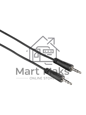 Кабель аудио Hama H-122307 Jack 3.5 (f)/Jack 3.5 (f) 0.75м. черный (00122307)