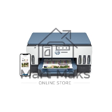 МФУ струйное HP Smart Tank 725 All-in-One (28B51A), A4, цветной, печ. 15 стр/мин. (ч/б) 9 стр/мин. (цвет), 1200x1200 dpi, Bluetooth, USB Type-A, Wi-Fi