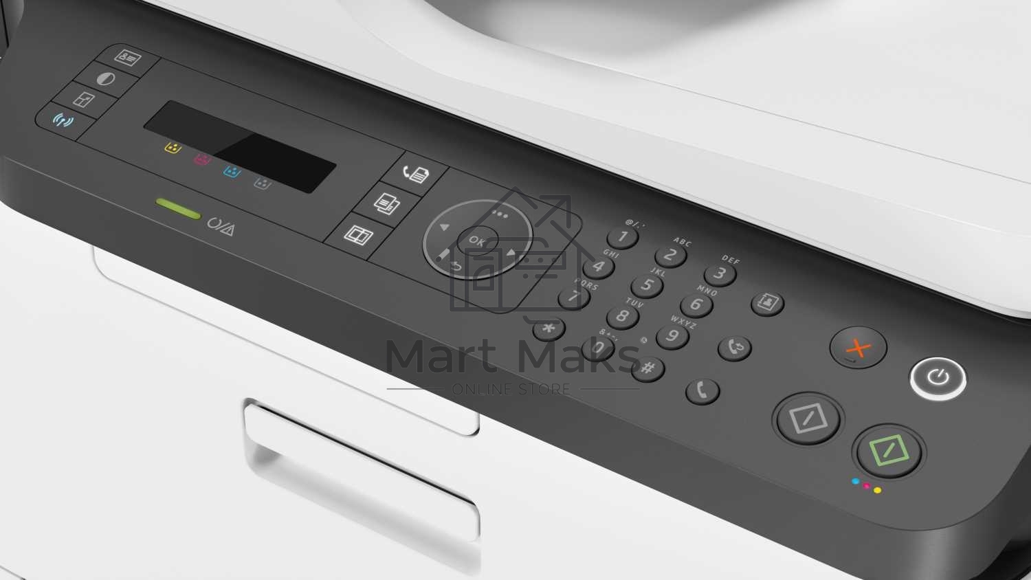 МФУ лазерный HP Color LaserJet 179fnw (4ZB97A), А4, цветной, печ. до 18 стр/мин. (ч/б) до 4 стр/мин. (цвет), скан. до 15 стр/мин. (ч/б) 6 стр/мин. (цвет), 600x600dpi, USB, RJ-45, Wi-Fi, Air Print, Mopria