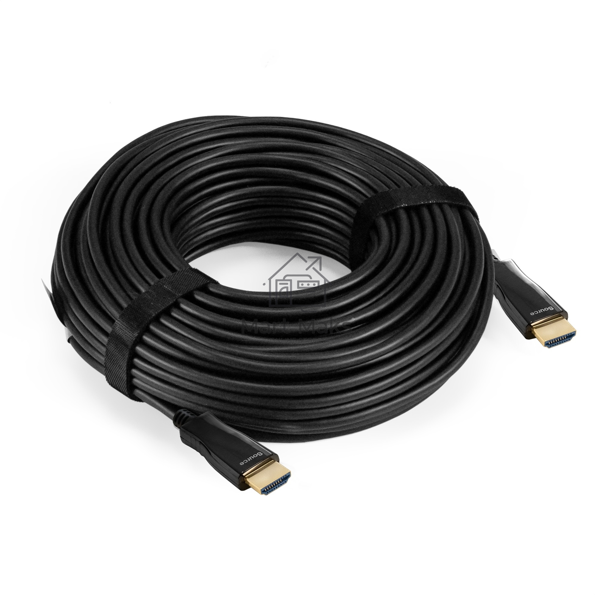 Активный оптический кабель HDMI ExeGate EX-CC-HDMI2-30.0 (19M/19M, v2.0, 30м, 4K UHD, Ethernet, позолоченные контакты)