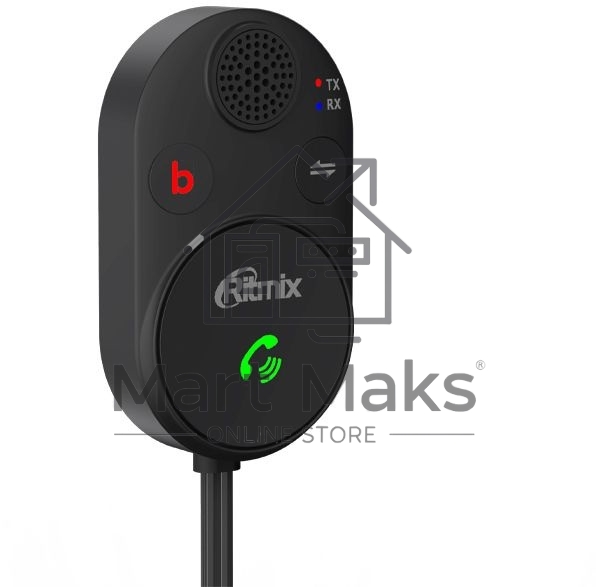 Автомобильный FM-модулятор Ritmix BTR-200 черный BT USB (80002461)