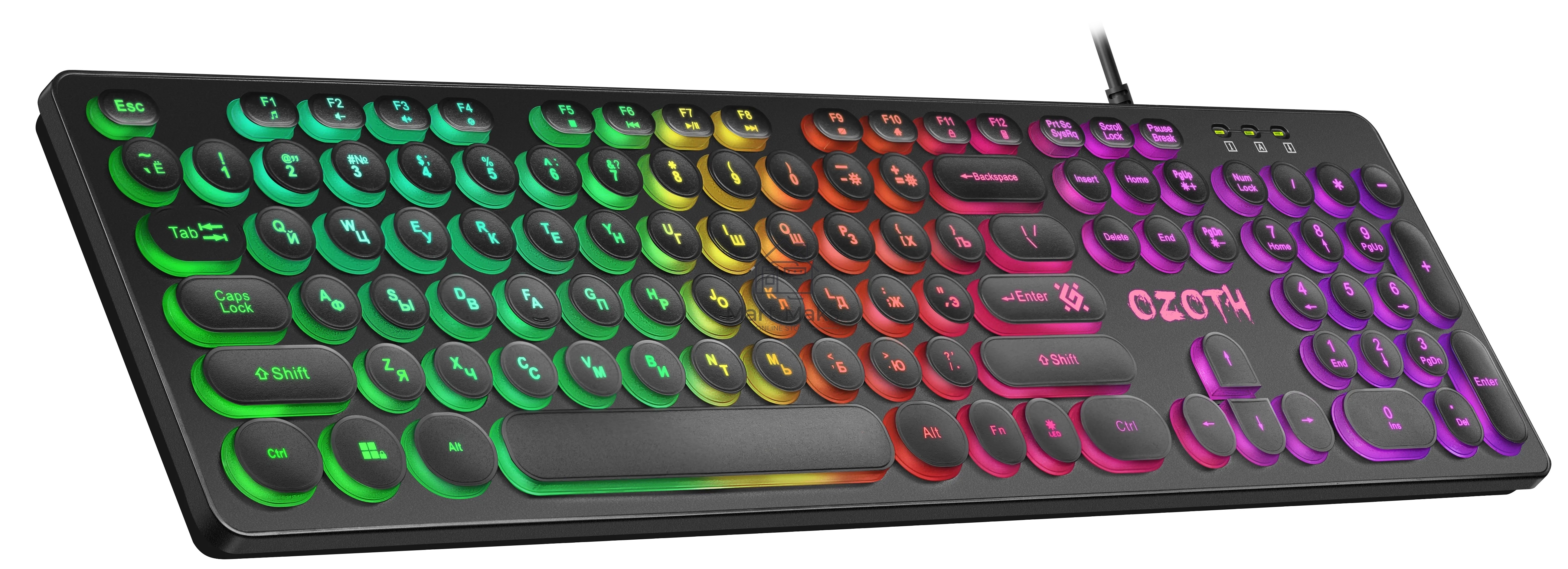 Клавиатура Defender Ozoth GK-106 проводная, USB, черный