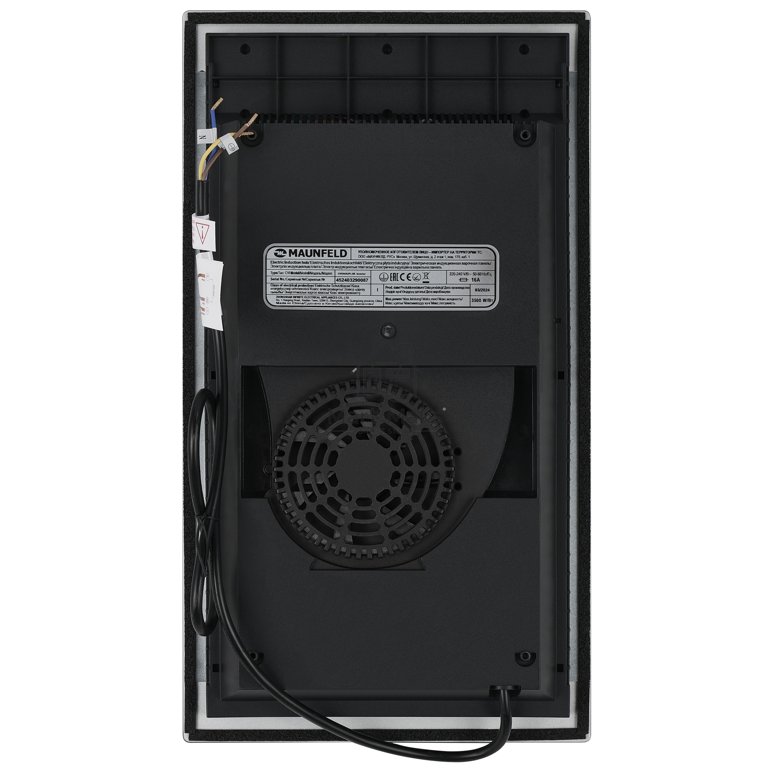 Индукционная варочная панель Maunfeld CVI292S2FLGR Inverter