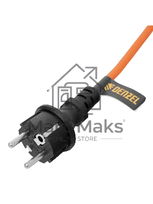 Удлинитель-шнур силовой Garden Series, б/з, ПВС, 10м, 1 розетка, 2*1,5 мм Denzel