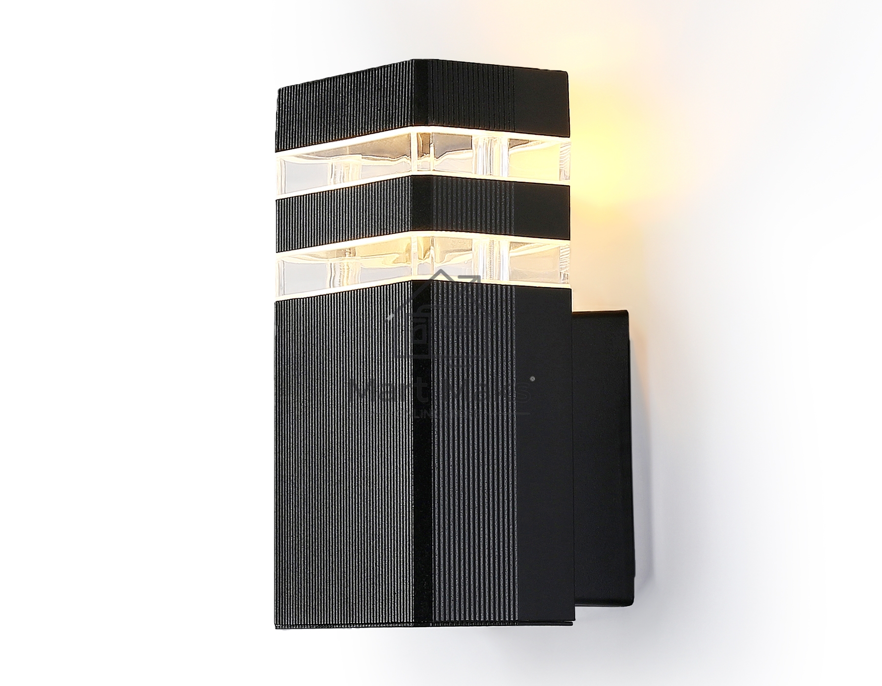 Светильник Ambrella light ST2572 BK/CL черный/прозрачный IP54 GU10 max 35W 205*110*65