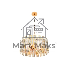 Светильник Ambrella light TR5061/6 GD/CL золото/прозрачный E14/6 max 40W D500*938