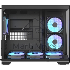 Корпус Formula Crystal Z4M черный без БП mATX 9x120mm 1xUSB3.0 audio bott PSU