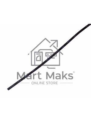 Термоусаживаемая трубка Rexant 1,5/0,75 мм, черная, упаковка 50 шт. по 1 м