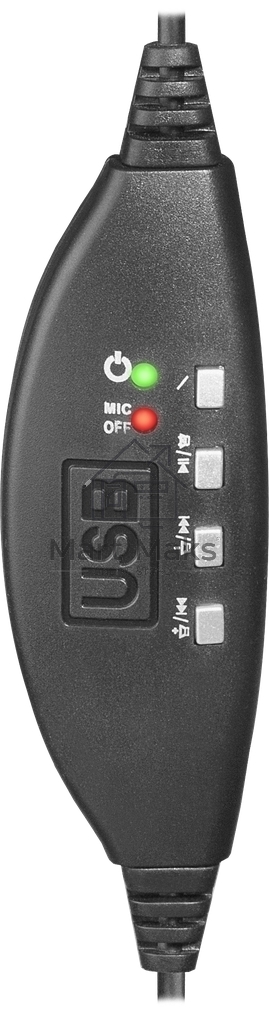 Гарнитура Defender Gryphon 750U USB, черный, 1.8м кабель