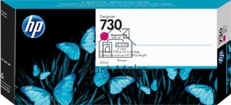 Картридж струйный HP 730 300-ml пурпурный Ink Cartridge