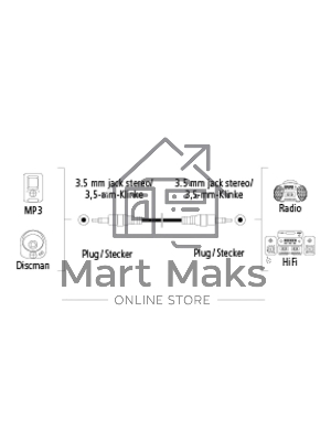 Кабель аудио Hama H-122307 Jack 3.5 (f)/Jack 3.5 (f) 0.75м. черный (00122307)