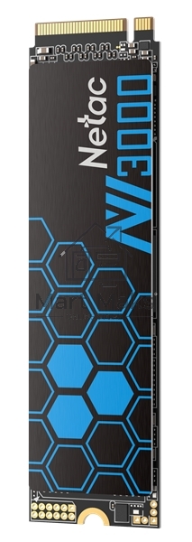 Накопитель SSD Netac NV3000, 1TB, PCIe 3.0 x4, M.2 2280, NVMe, R/W 3100/2100
