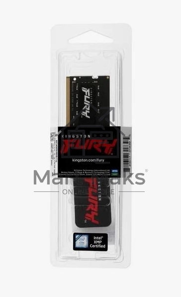Оперативная память Kingston Fury Impact, DDR4, 16GB (1x16GB), 3200MHz, CL20, SO-DIMM
