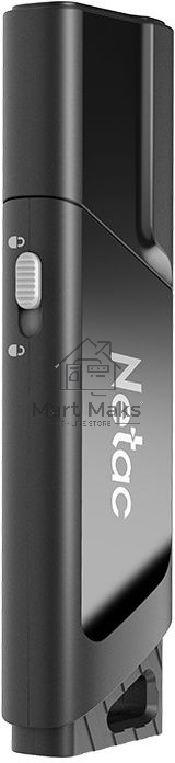 Флешка USB R/W R/W Netac U336S NT03U336S-032G-30BK, 32Gb, USB3.0, пластиковая с защитой от записи