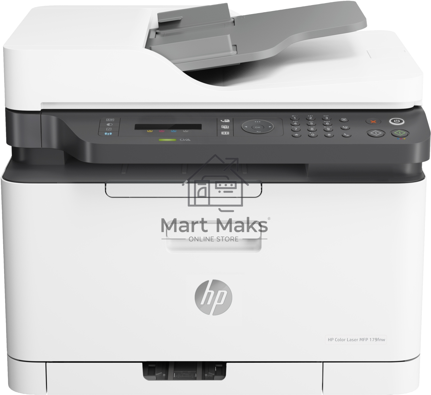 МФУ лазерный HP Color LaserJet 179fnw (4ZB97A), А4, цветной, печ. до 18 стр/мин. (ч/б) до 4 стр/мин. (цвет), скан. до 15 стр/мин. (ч/б) 6 стр/мин. (цвет), 600x600dpi, USB, RJ-45, Wi-Fi, Air Print, Mopria