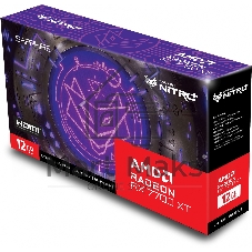 Видеокарта Sapphire PCI-E 4.0 11335-02-20G NITRO+ RX 7700 XT GAMING OC AMD Radeon RX 7700XT 12288Mb 192 GDDR6 2276/18000 HDMIx2 DPx2 HDCP Ret
