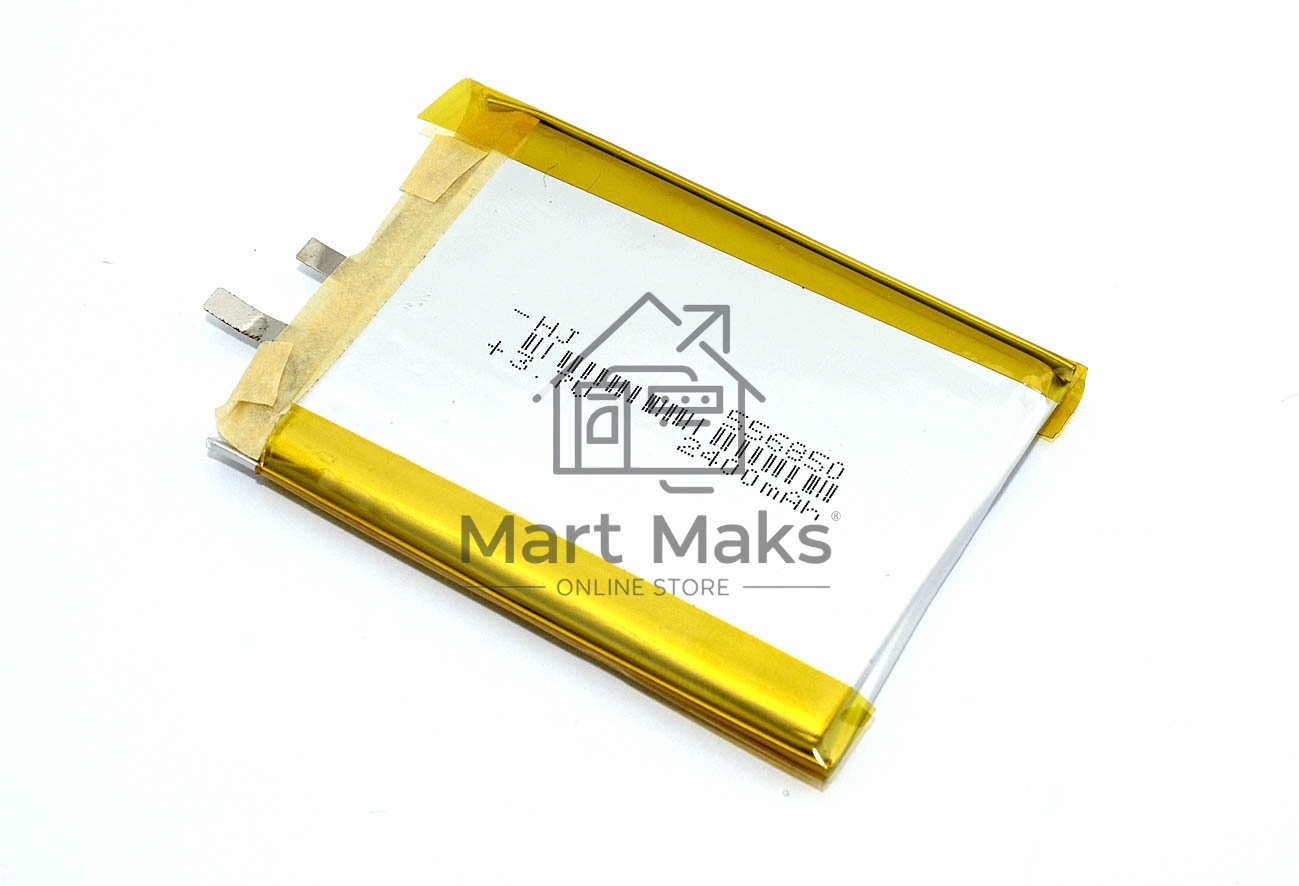 Аккумулятор Li-Pol (батарея) 556850 3.7V 2400mAh