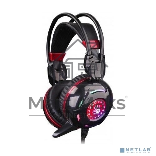 Гарнитура A4Tech Bloody G300 черный/красный (2.2м)