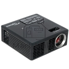 Проектор Optoma ML750e (DLP, LED, WXGA 1280x800, 700Lm, 15000:1, HDMI, USB, MHL, MicroSD, 1x1W speaker, 3D Ready, led 20000hrs, черный, 0.38kg)
