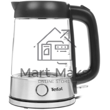 Электрочайник Tefal KI750D30 серебристый, 1.7 л, 2400 Вт, скрытый нагревательный элемент