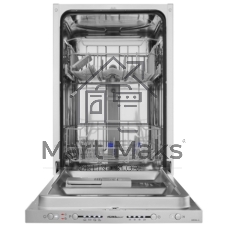 Встраиваемая посудомоечная машина HOMSAIR DW44L-2, серебристый, 44.8 см, 9 компл., 49 дБ, класс A++