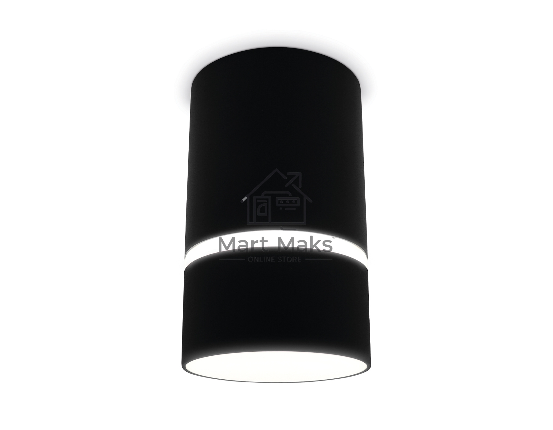 Светильник Ambrella light TN3412 SBK черный песок GU5.3 D65*105