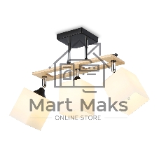 Светильник Ambrella light TR9507/3 BK/CH/FR черный/хром/белый матовый E27/3 max 40W 620*100*290