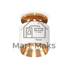 Светильник Ambrella Light XS7510120 SWH/PYG белый песок/золото желтое полированное MR16 GU5.3 (N7929, C7510, N7034)