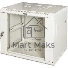 Шкаф настенный серии Pro, 6U 600x800, стеклянная дверь