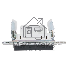 Розетка IEK SKANDY SK-R02G 10А графит без заземл. без защ. шторок SK-R10-10-K53