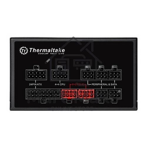 Блок питания Thermaltake Smart Pro RGB (PS-SPR-0750FPCBEU-R), 750Вт, 80 PLUS Bronze, 140мм, модульный, черный