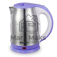 Чайник электрический Sakura SA-2147P 1.8 л, нерж+фиолет д
