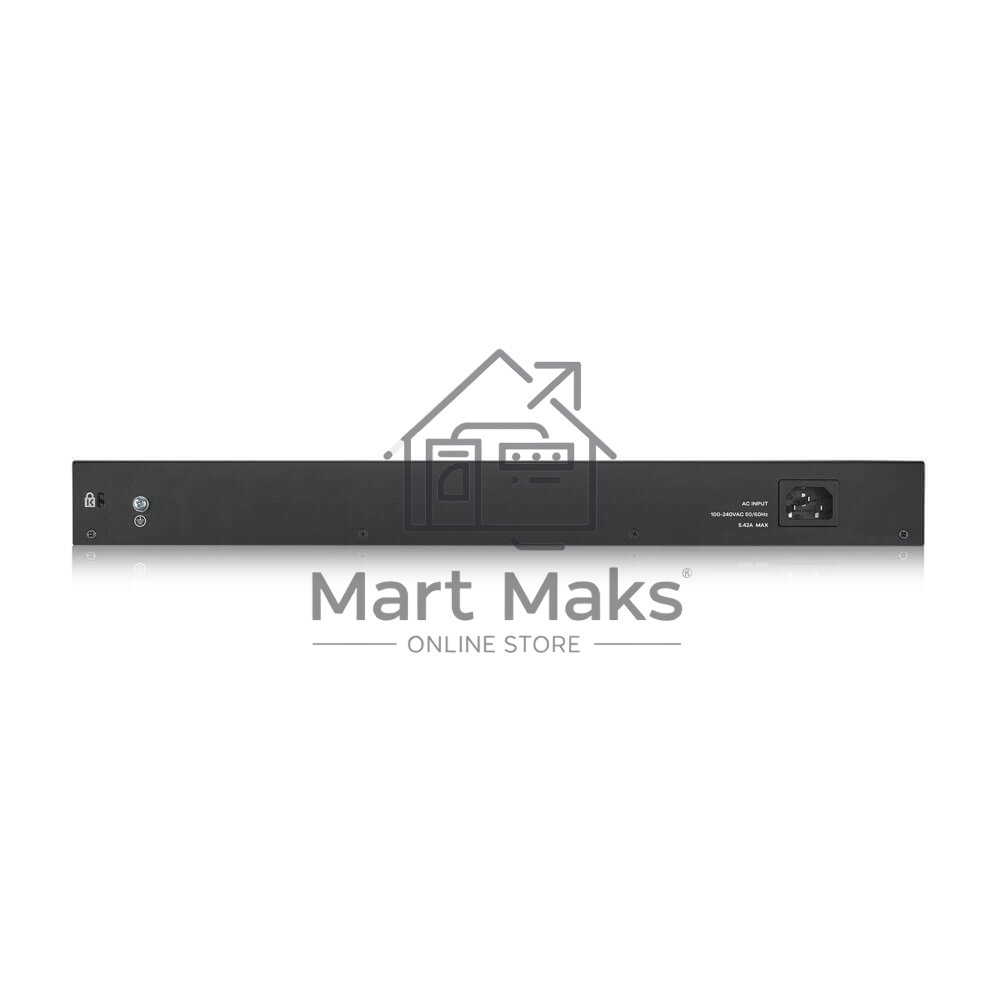Коммутатор ZYXEL GS1920-48HPv2 Hybrid Smart switch PoE+ Zyxel Nebula Flex, 44xGE PoE+, 4xCombo (SFP/RJ-45 PoE+), 2xSFP, budget PoE 375W, Standalone / cloud management