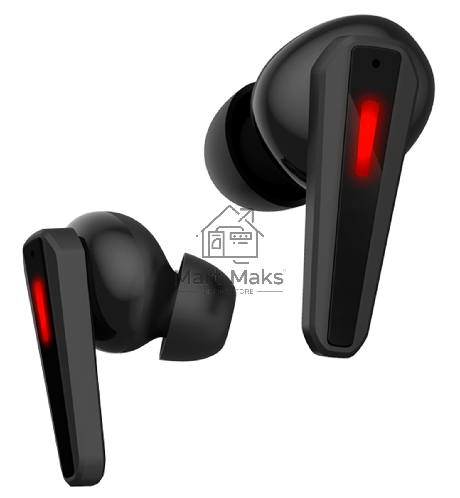 Наушники с микрофоном A4Tech Bloody M70 черный/красный вкладыши BT в ушной раковине (M70 BLACK+ RED)