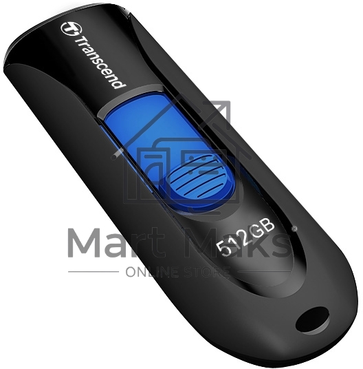 Флешка USB R/W R/W Transcend 512Gb Jetflash 790 TS512GJF790K USB3.0 черный