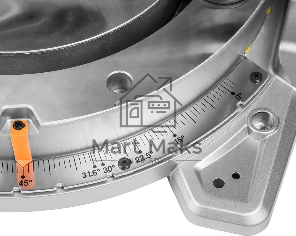 Пила торц Makita LS1219L, 1800Вт,3200об\м,дискф305х30мм,рез-107х363мм,26.5кг,кор,наклон-48\48гр,поворот:52\60гр,лаз